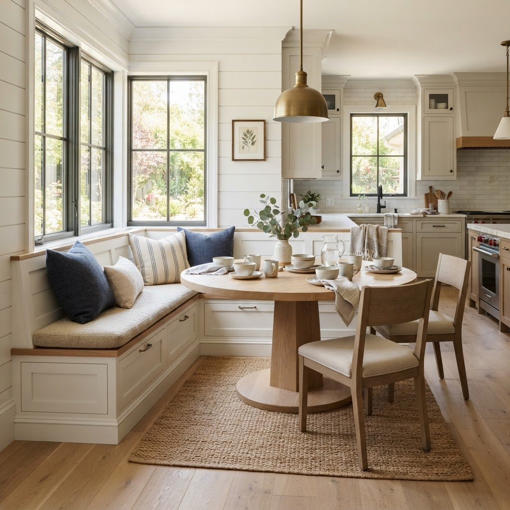 Breakfast nook banquette